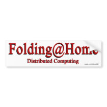 Folding@Home - bumper sticker bumper stickers