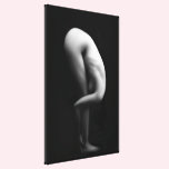 Folding In - Self Portrait canvas prints