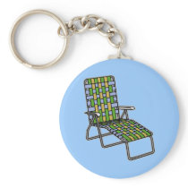 Folding Lawn Chair 2 Key Chain