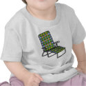 Folding Lawn Chair 2 t-shirts by ElectricPopSpot Folding Lawn Chair 2 t-shirts