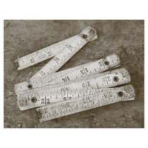 Folding ruler flyer
