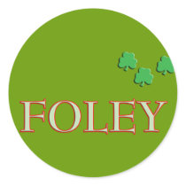 Foley Family Name stickers by irish_names Foley Family Name stickers