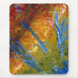 Foliage Abstract Red Blue Green mousepads