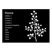 Foliage No. 4 Mono | Business Card