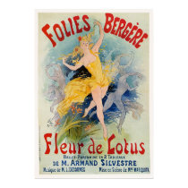 Folies Bergère "Fleur de Lotus" Advertisement 1893 posters