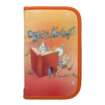 Folio del carrito del libro de la fantasía planificador