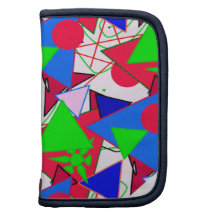 Folio Mini Planner with Colorful Abstract