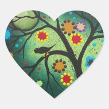 FOLK ART BY LORI EVERETT Never Alone Stickers