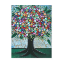 Folk Art BY LORI EVERETT postcard