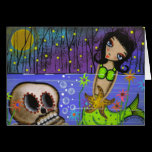 Folk Art Day Of The Dead By Lori Everett cards