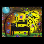 Folk Art Double Trouble By Lori Everett postcards