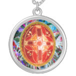 Folk Art Easter Egg necklaces