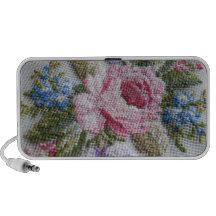 Folk Art Embroidery Flowers Mp3 Speakers