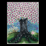 FOLK ART Falling Pearls BY LORI EVERETT postcard postcards