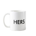 Folk Art Female Face HERS Mug