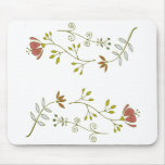 Folk Art Flowers Mousepad