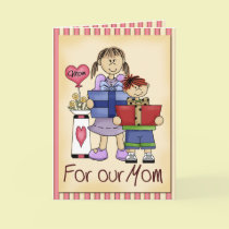 Folk Art Kids Mother´s Day cards