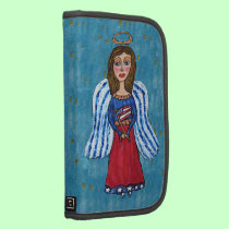 Folk Art Patriotic USA Flag Angel planners