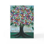 FOLK ART Spring On My Mind BY LORI greeting card