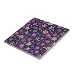 Folk Art Starry Sky Ceramic Tiles