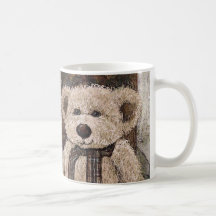 Folk Art Teddy Mug