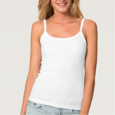 Folk Flowers Cluster Spaghetti Strap Tank Top