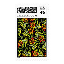 folk flowers postage by VioDeSign folk flowers postage