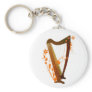 Folk Harp Key Chain