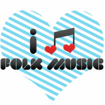 Folk Music fan Photo Cutouts