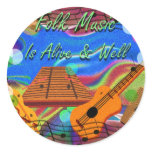 Folk Music Is Alive and Well stickers