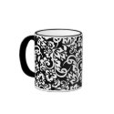 folk pattern mugs