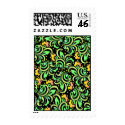 folk pattern postage by VioDeSign folk pattern postage