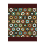 folk_pattern post card