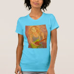 folk rock girl playin' electric tees
