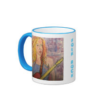folk rock girl reflections mugs