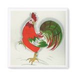 Folk Rooster #1 magnets