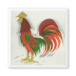 Folk Rooster #7 magnets