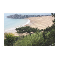 Folkestone Bay in Summer Gallery Wrap Canvas
