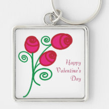 Folklore Roses Keychain