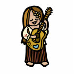folksinger photo sculpture.