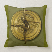 Follies Bergère in Paris 1920 Throw Pillows