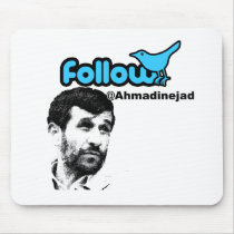 Follow Ahmadinejad mousepads by megedsh Follow Ahmadinejad mousepads