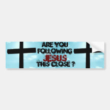 FOLLOW BUMPER STICKERS