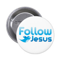 Follow Jesus Christ Twitter Humor buttons