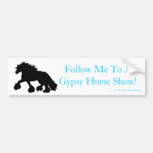 Follow Me:Gypsy Show Bumper Sticker