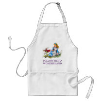 Follow me - I'll take you to Wonderland! Apron