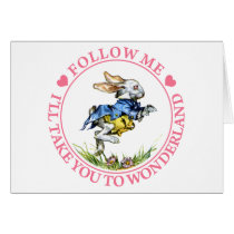 FOLLOW ME - I'LL TAKE YOU TO WONDERLAND! CARDS