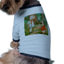 Follow me - I'll take you to Wonderland! Doggie T Shirt