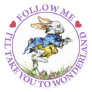 Follow me - I'll take you to Wonderland! Stickers