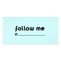 follow me @ photo cards